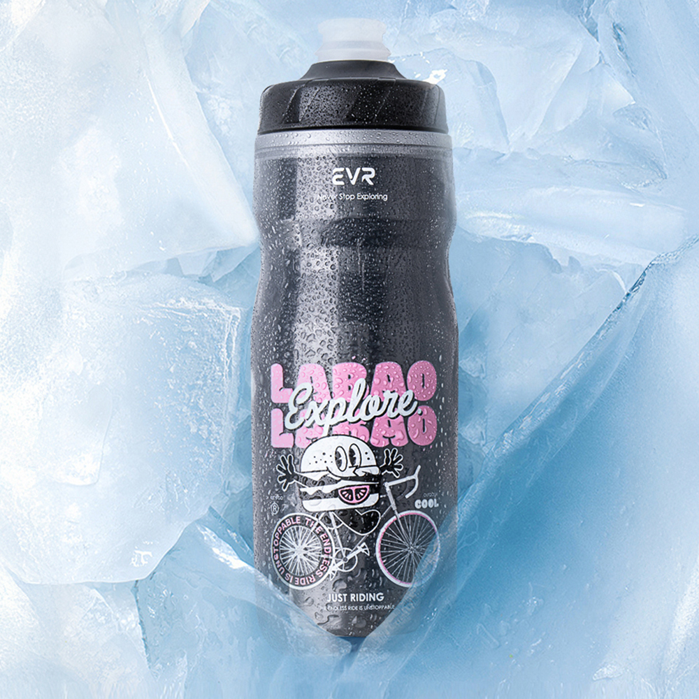EVR 이브이알 자전거 보냉물통 스포츠물병 위생커버 610ml EVR 909 - 상세 이미지 4