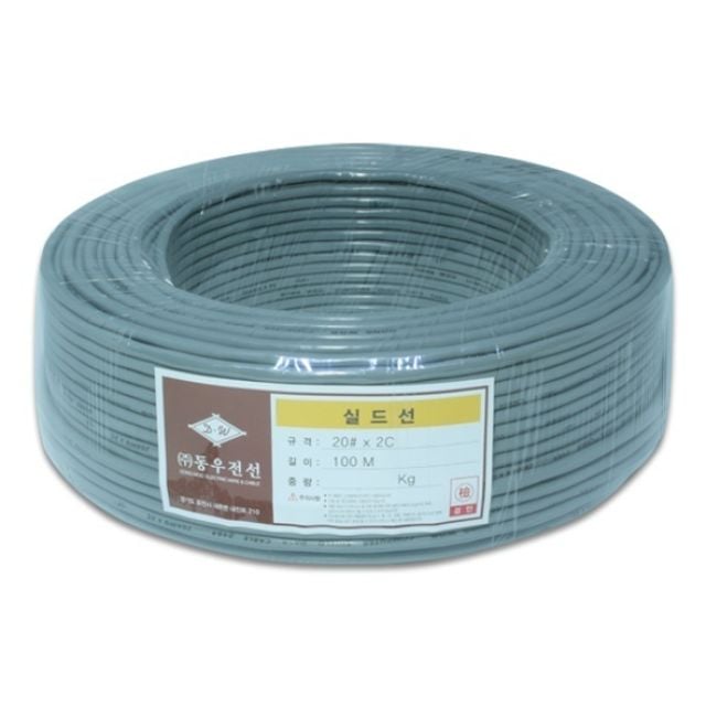 NUL2464 실드케이블 국산 100M AWG20 x 2C - 상품 이미지