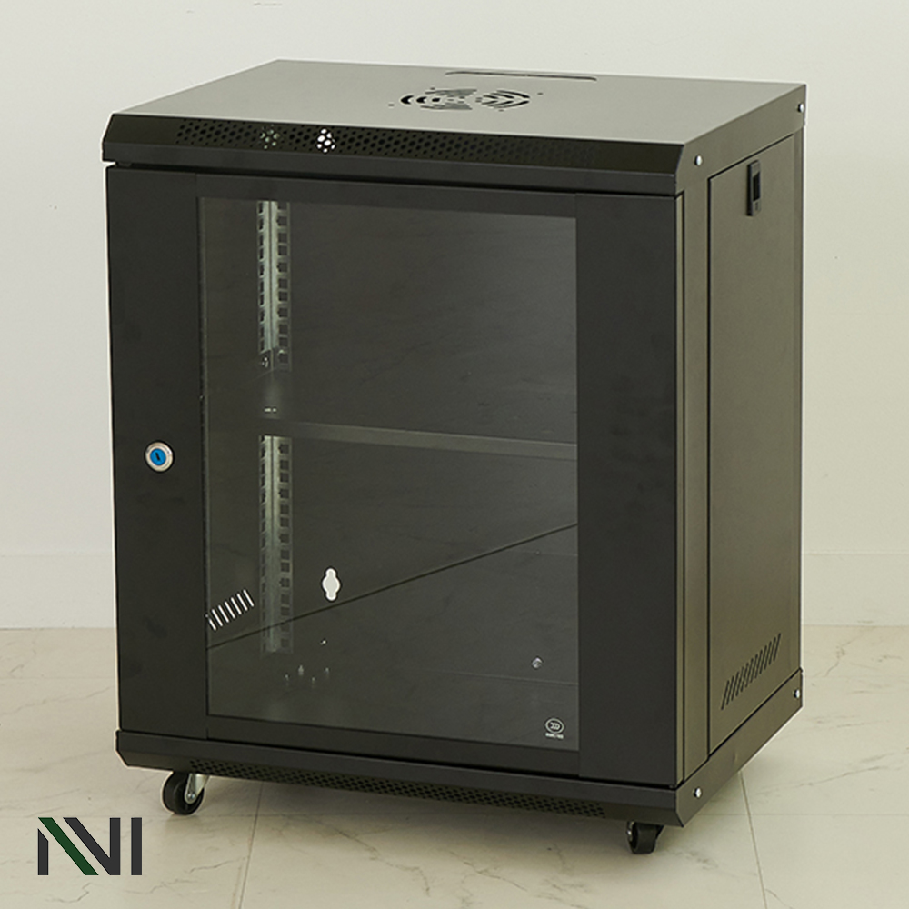 통신랙 허브랙 서버랙 19인치 랙 캐비넷 PC RACK 530x600x400 - 메인 이미지