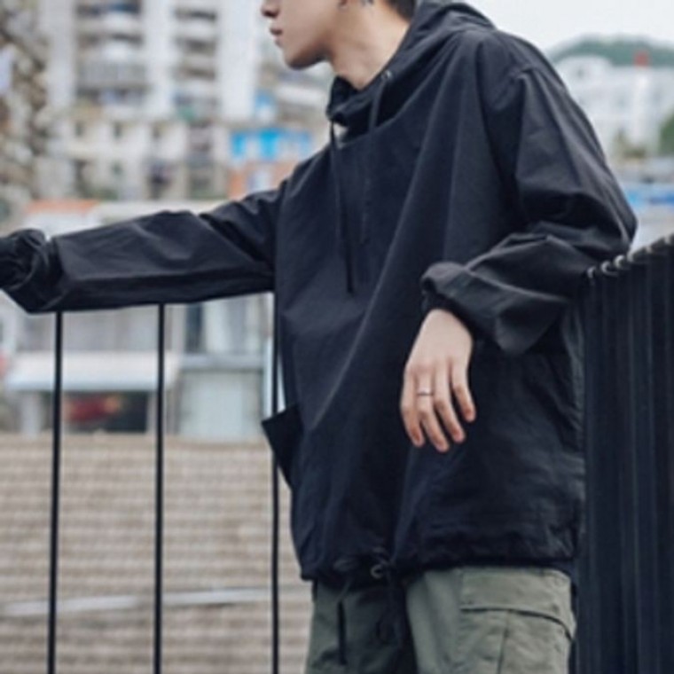 남자 후드티 남성 모자티 가을 점퍼 바람막이 자켓 - 메인 이미지
