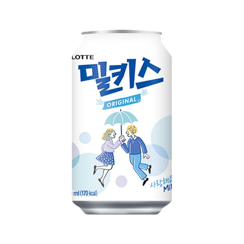 메가마트 롯데칠성 밀키스 340ml 24개 - 상품 이미지