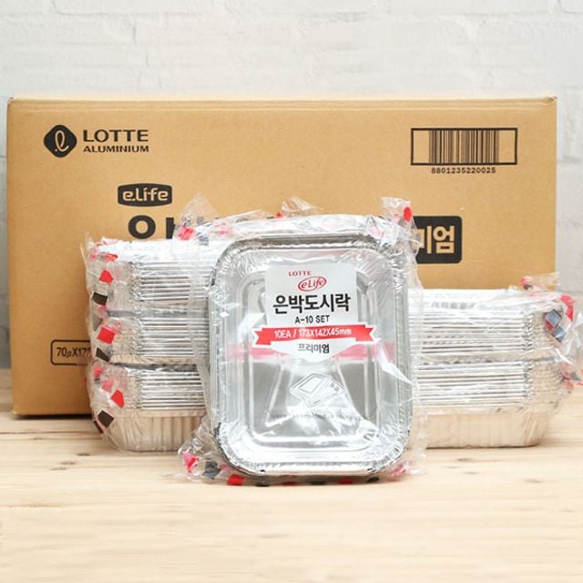 (BOX)은박도시락(A-10)_300set - 상품 이미지