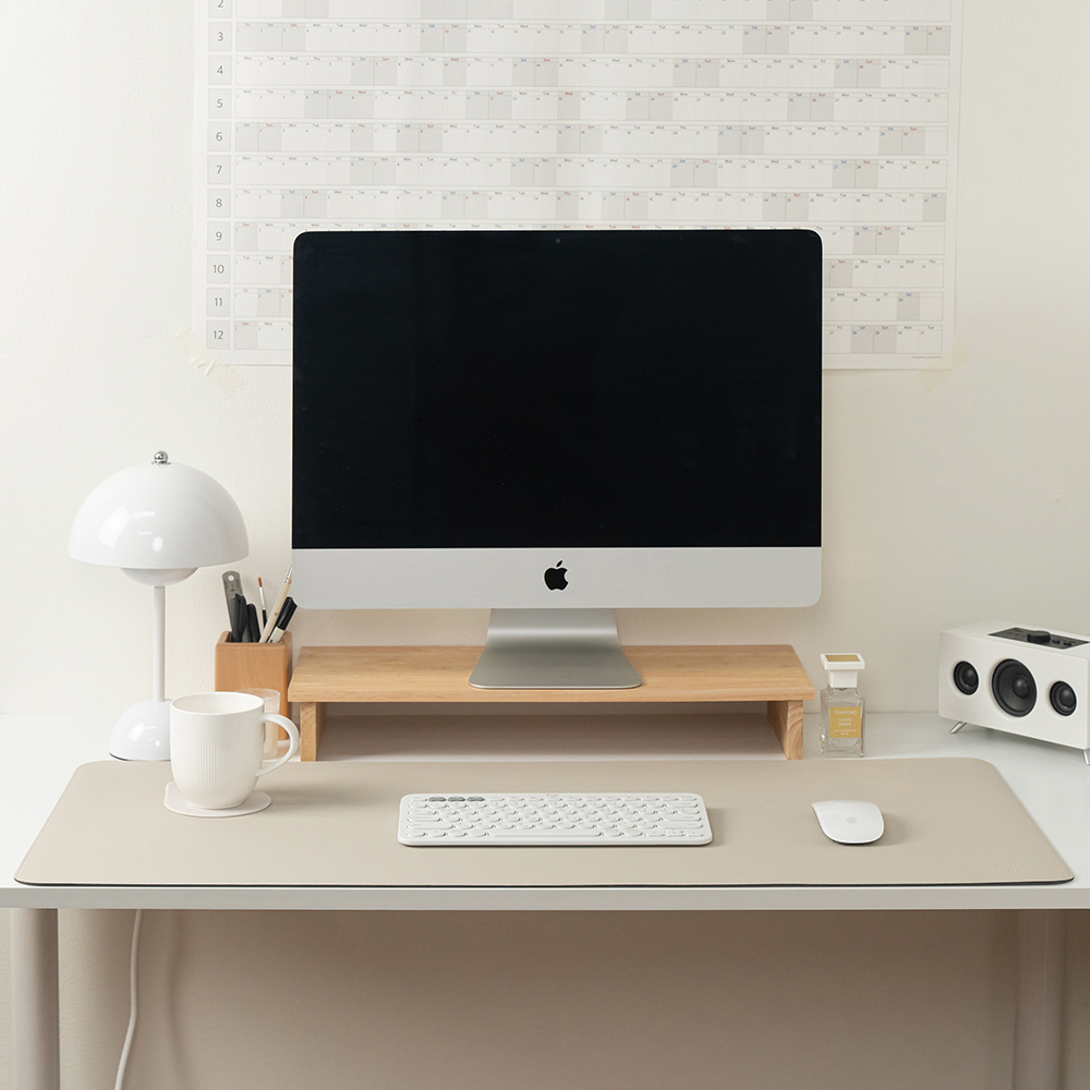 아임반 고급 가죽 데스크 매트 양면 책상매트 대형 국내제조 데스크 패드