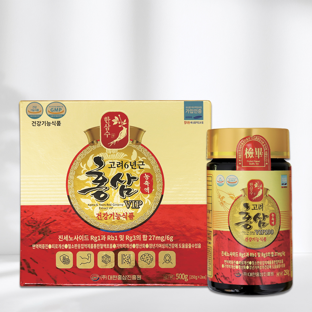 한삼수 고려6년근 홍삼농축액VIP 500g (250g X 2ea) - 상세 이미지 4