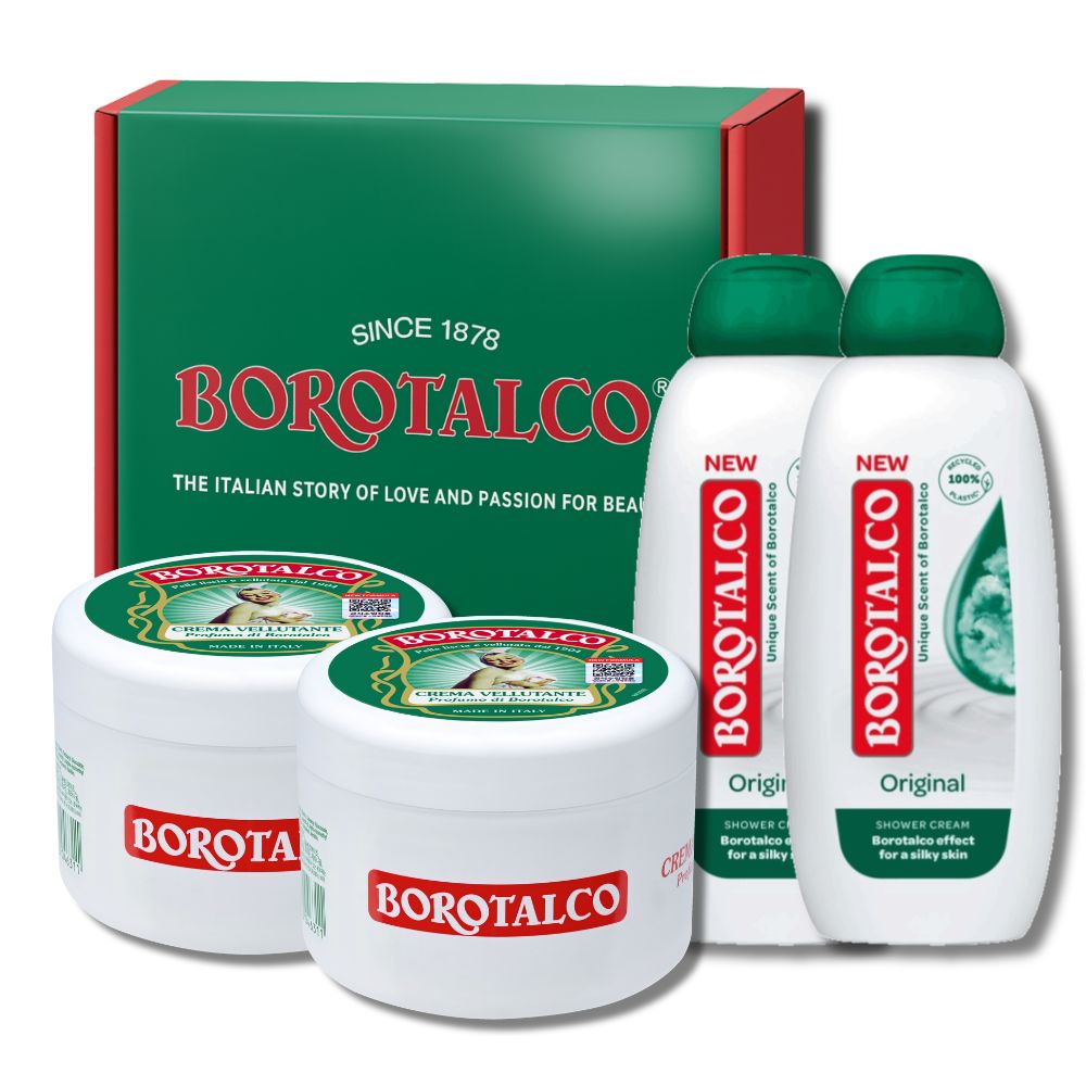 보로탈코 바디크림 250ml 2통+샤워크림 250ml 2통 크리스마스 연말 선물세트 - 상품 이미지