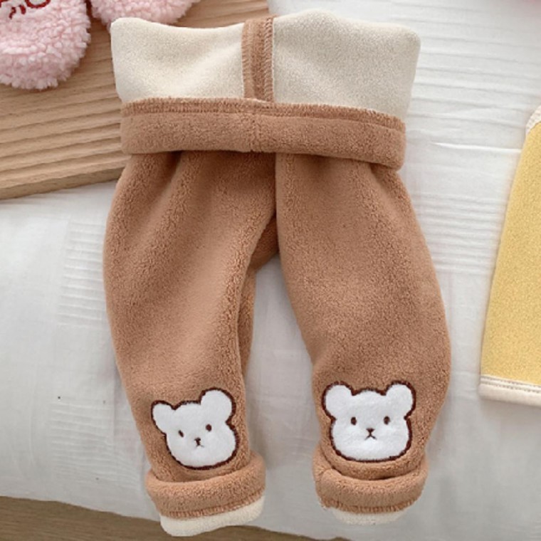 유아 겨울 기모 레깅스 아기 아동 쫄바지 키즈레깅스 - 메인 이미지