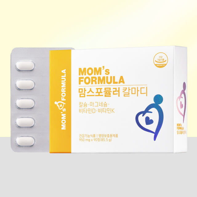 맘스포뮬러 칼마디 칼슘 마그네슘 비타민D 비타민K 임산부 칼슘제 90정