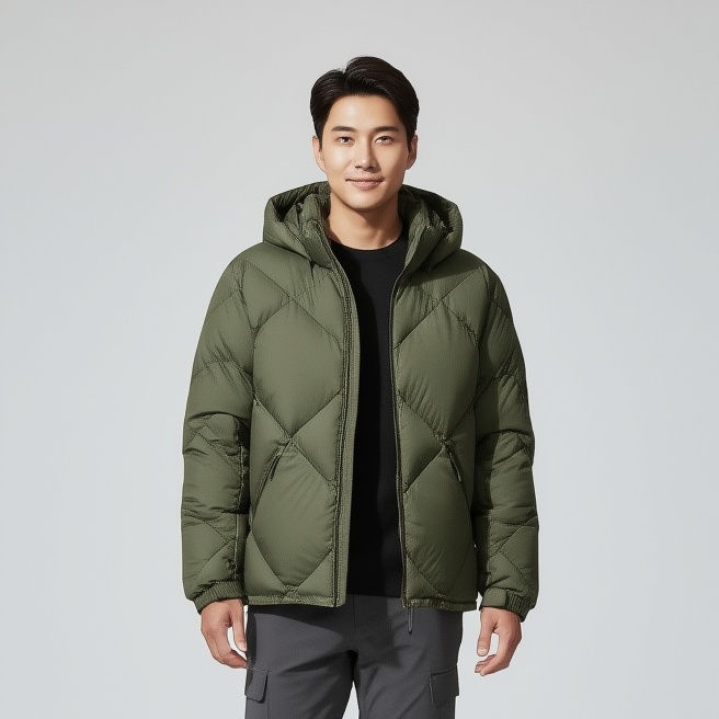 네파 남자 겨울 25FW 아웃도어 발열안감 패커블 등산 구스다운 패딩점퍼 - 상세 이미지 2