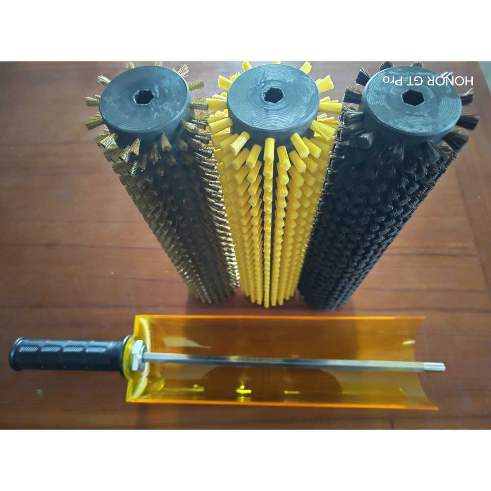 왁싱 세트 스노우보드 엣징 포함 정비 도구 풀세트 300mm 손잡이+롤러 브러시 - 상세 이미지 4