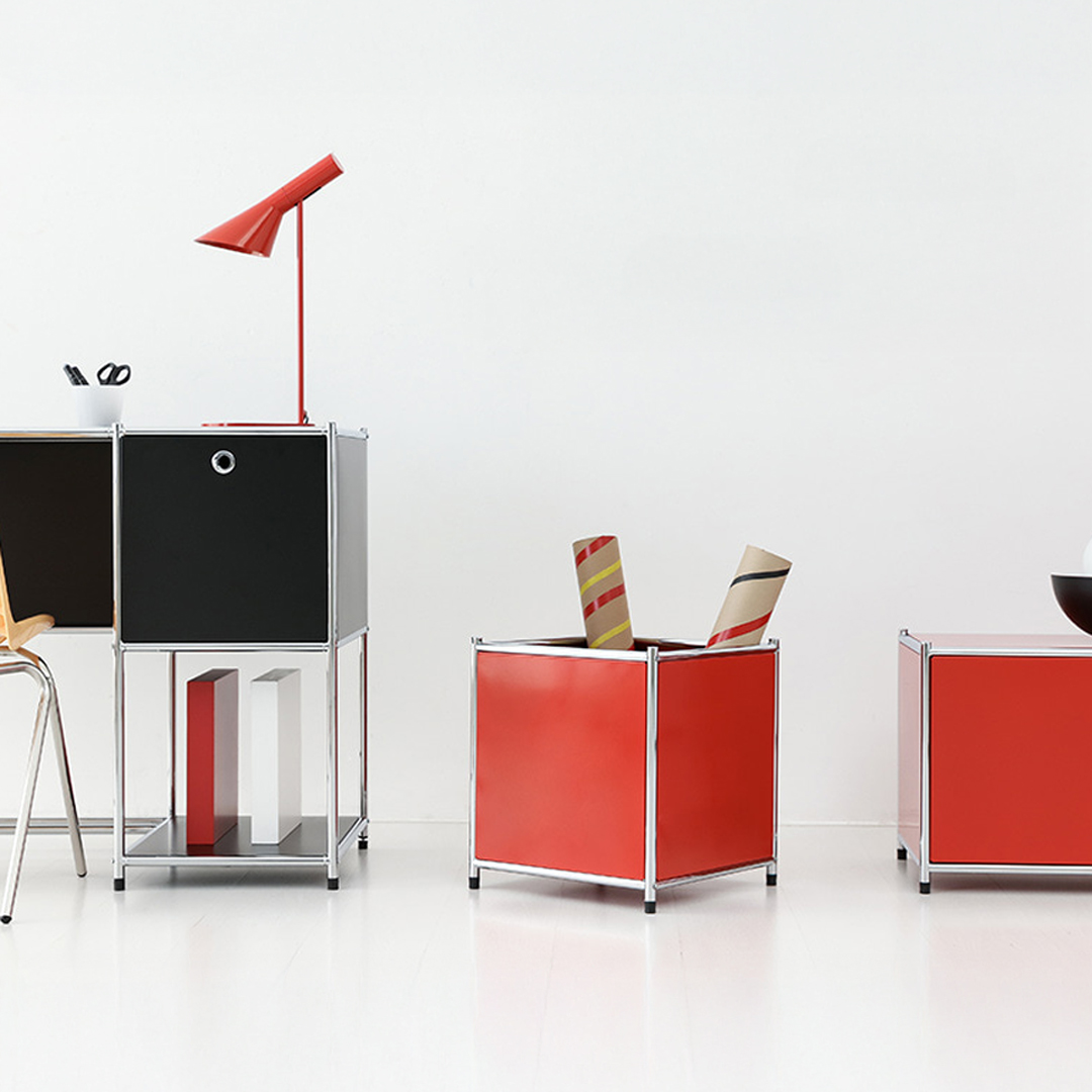 모듈가구 심플리 수납박스/사이드테이블 BC260 레드 2268.5215