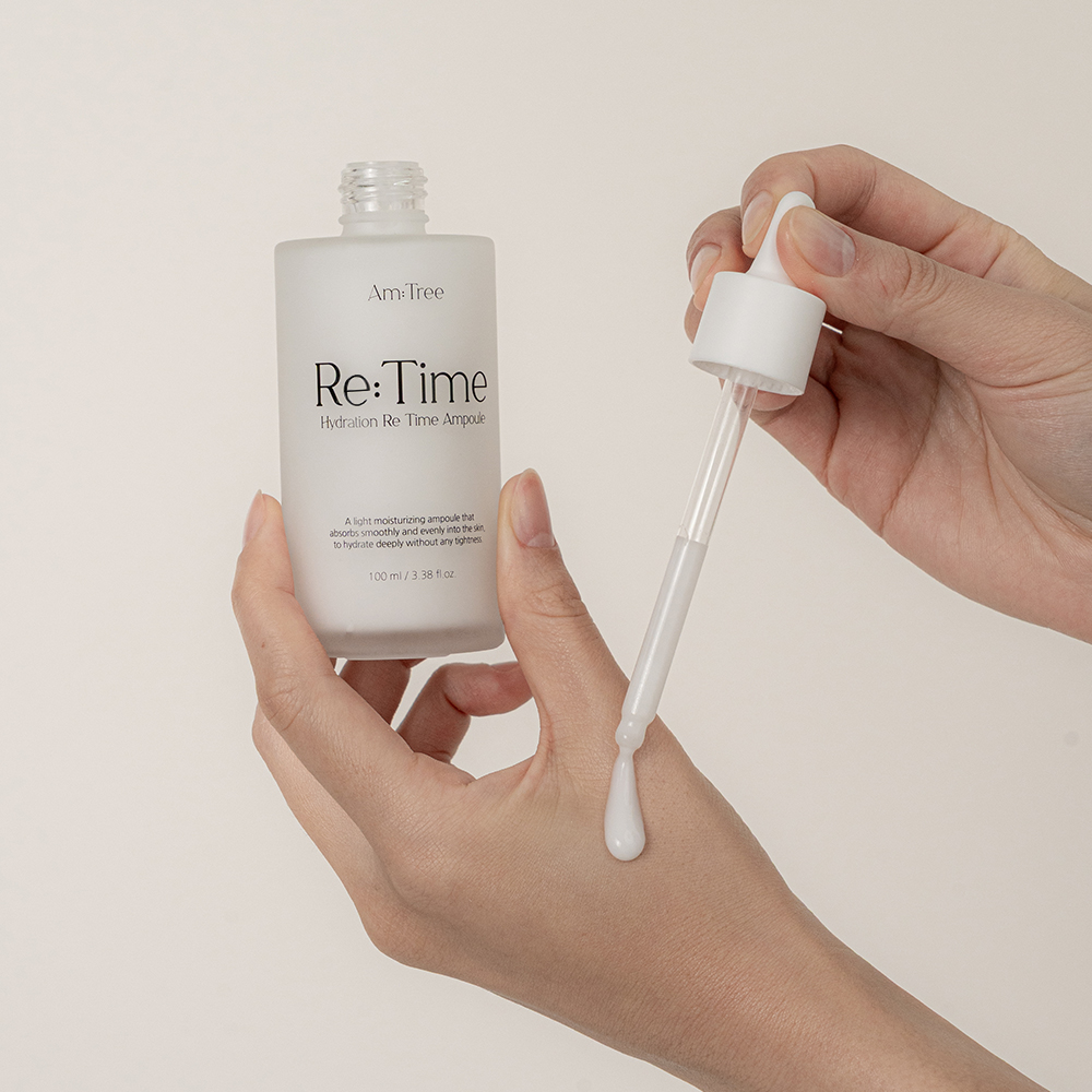 에이엠트리 하이드레이션 리 타임 앰플 저점도 고농축 저자극 광채 수분 앰플 100ml - 상세 이미지 4