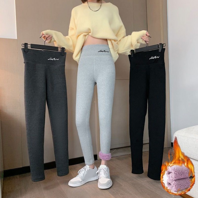 운동복 기모 레깅스 여성레깅스 겨울바지 따뜻한 - 상품 이미지