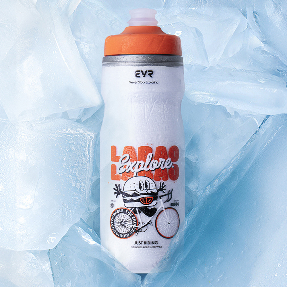 EVR 이브이알 자전거 보냉물통 스포츠물병 위생커버 610ml EVR 909 이미지 6