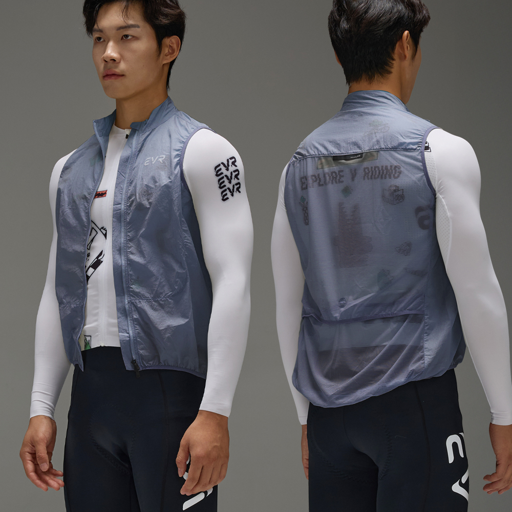 EVR 이브이알 TECH 자전거질렛 베스트 조끼 KX1151(남성용) - 상세 이미지 3