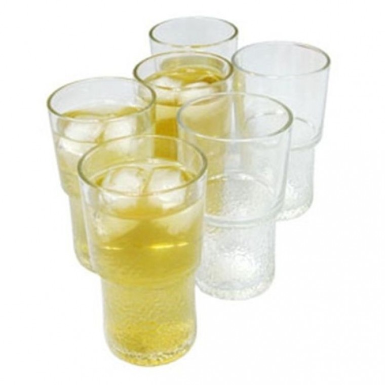 라운지 맥주컵 물컵 술잔 쥬스컵 유리컵 6개 350ml - 상품 이미지