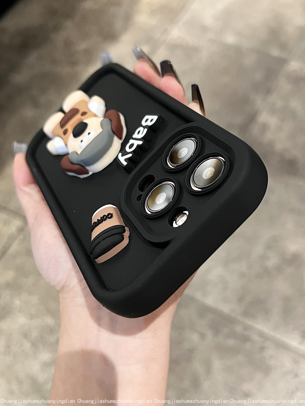 15 프로 맥스 XR 풀커버 실리콘 케이스 그래파이트블랙 iPhone XS Max - 상세 이미지 3