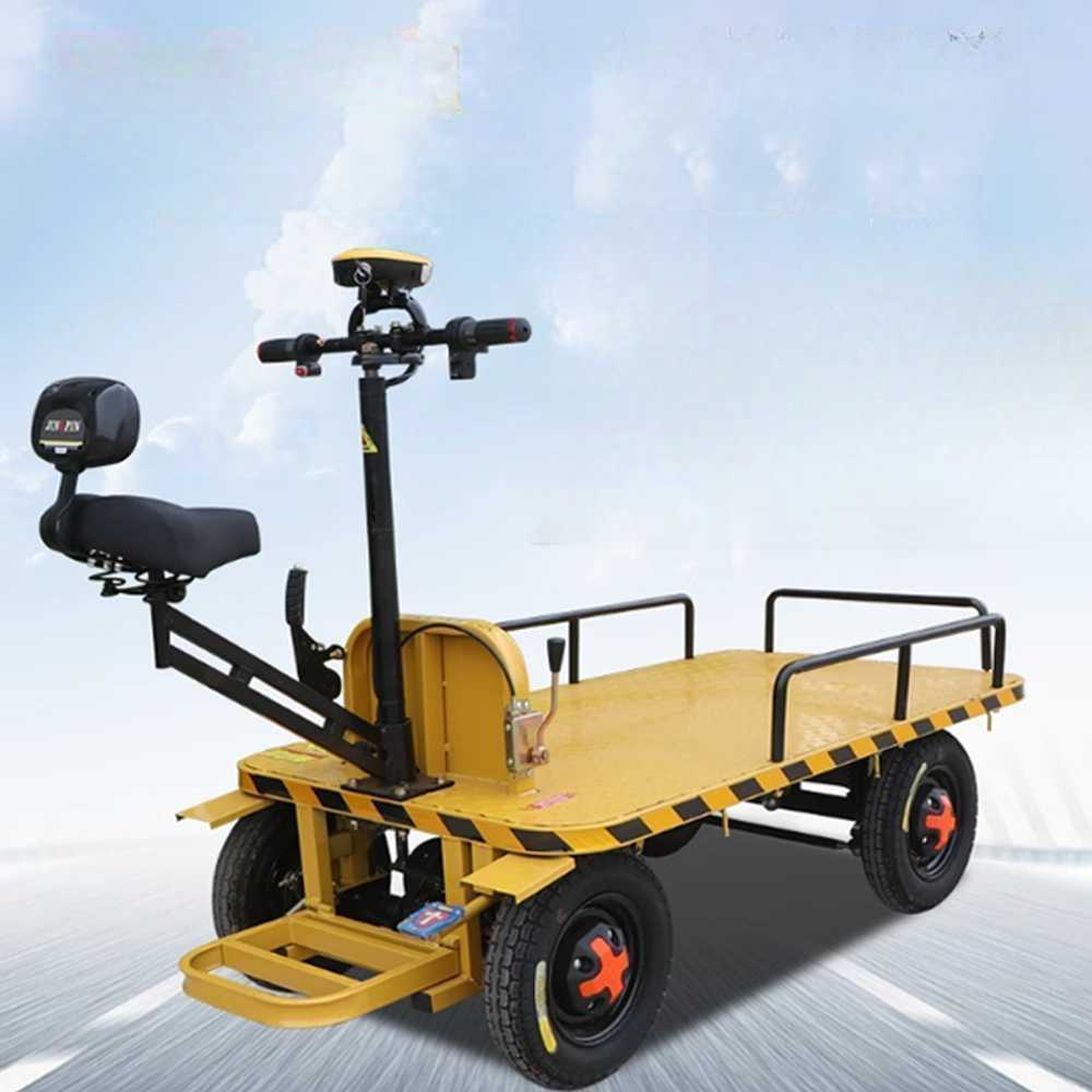 전동 4륜 대차 카트 산업용 운반 전동 플랫폼 트럭 800w/48v 12A 배터리 - 상세 이미지 3