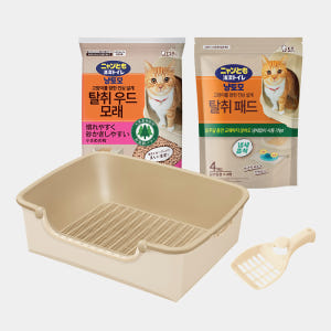 [모래+패드 풀세트]냥토모 고양이 화장실 감자 없는 사막화 방지 심플타입 솔직 후기 | 실제 사용자 리뷰 총정리 - 상품 이미지 4