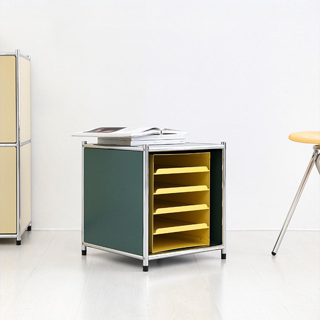 모듈가구 심플리 수납박스/사이드테이블 BC260 다크그린 6883.0838