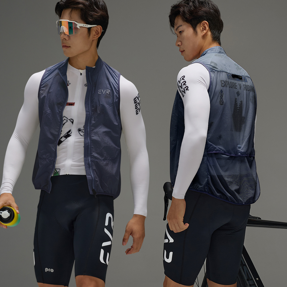 EVR 이브이알 TECH 자전거질렛 베스트 조끼 KX1151(남성용) 이미지 7