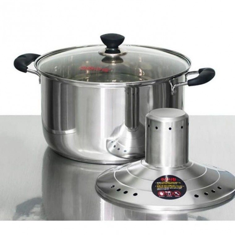 키친아트 빨래솥 세탁솥 인덕션 찜솥 빨래통 32cm - 상품 이미지