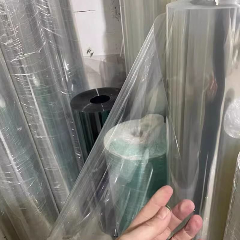 투명 PVC 필름 대형 하드 시트지 PET 투광 롤 비닐 원단 - 상세 이미지 2