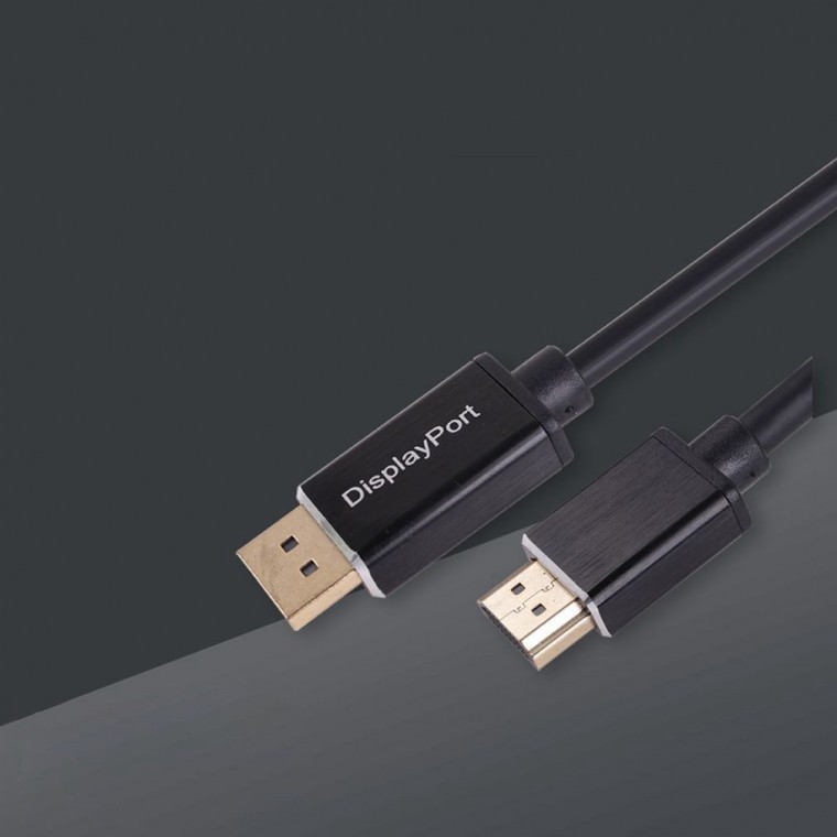 Coms 디스플레이 포트 to HDMI 케이블 3M DP 1.2 영상 - 상품 이미지