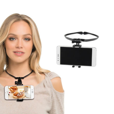 울언니추천샵 스마트폰 목 넥 마운트 유튜브 인스타 개인 방송 리뷰 촬영 1인방송 손글씨