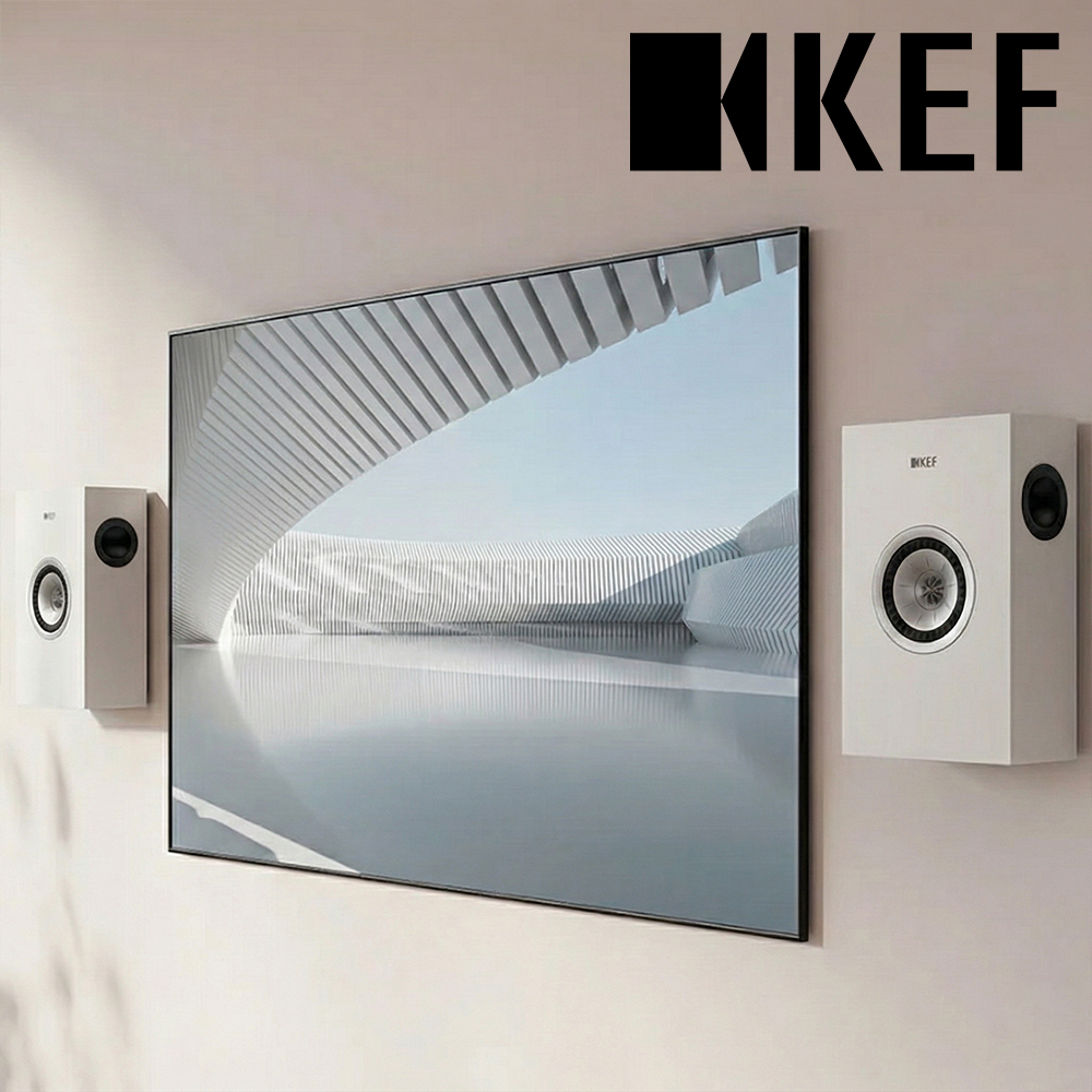 [국내정발] KEF Q4 Meta 하이엔드 벽걸이스피커 1개 화이트 - 상품 이미지