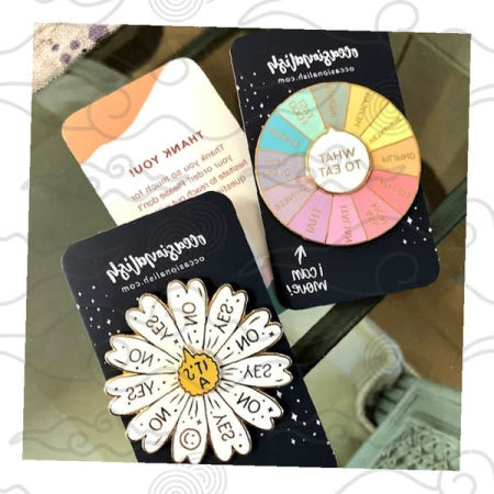 돌림판 룰렛 게임 추첨기 벌칙놀이 파티용품 보드게임 꽃 디자인