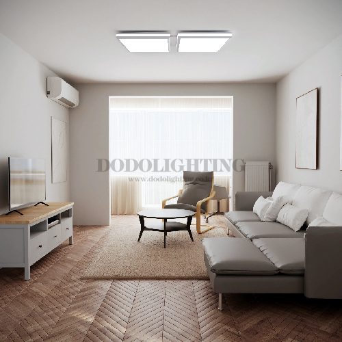 데미안 사각 LED거실조명 100W 인테리어거실등 - 상세 이미지 2