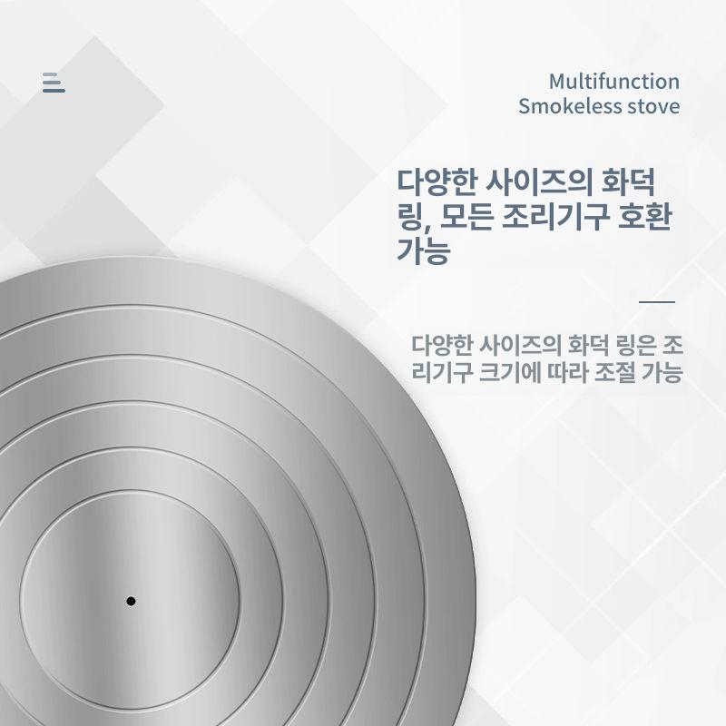 무연 이동식 대형 철제 난로 실내용 두꺼운 농가용 파이어우드 스토브 30 35cm - 상세 이미지 3