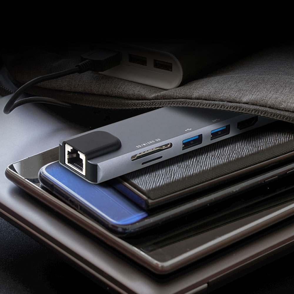 C타입허브 USB3.0 멀티허브 HDMI 아이패드 노트북 DEX 썬더볼트 - 상세 이미지 4