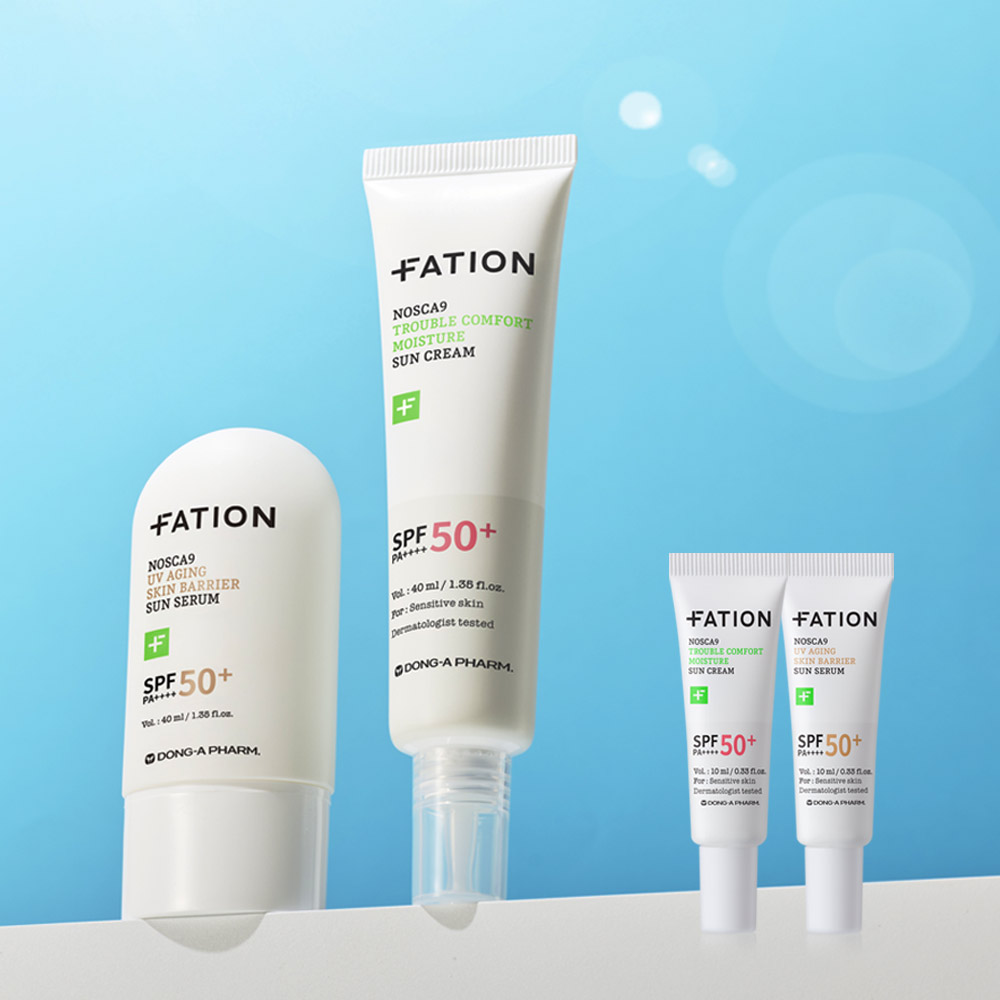 [선케어3종키트 증정]파티온 노스카나인 No 트러블 선 듀오 / SPF50+, PA++++