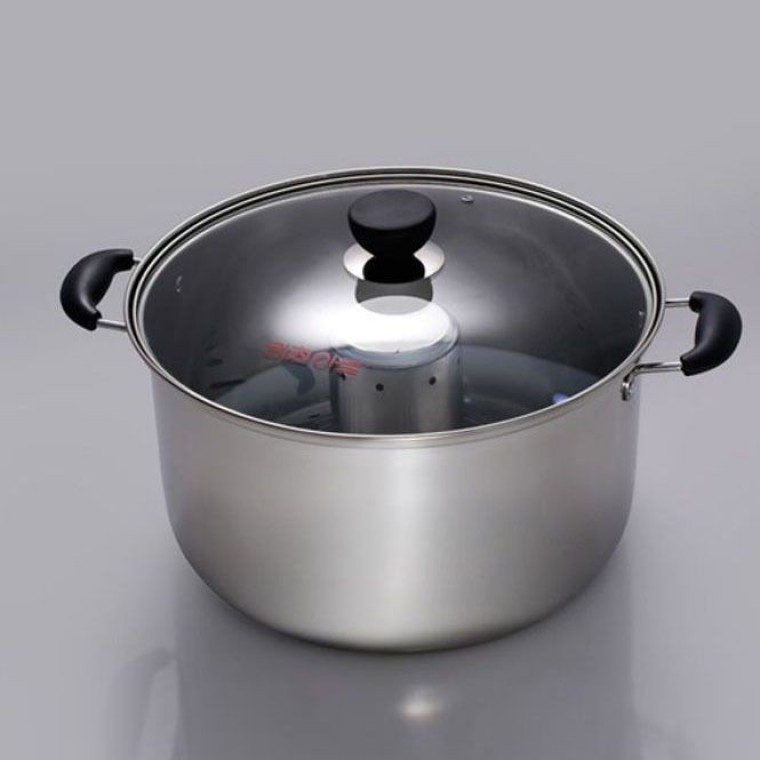 키친아트 스팀 빨래솥 열탕 소독 삶통 행주 냄비 34CM - 상품 이미지