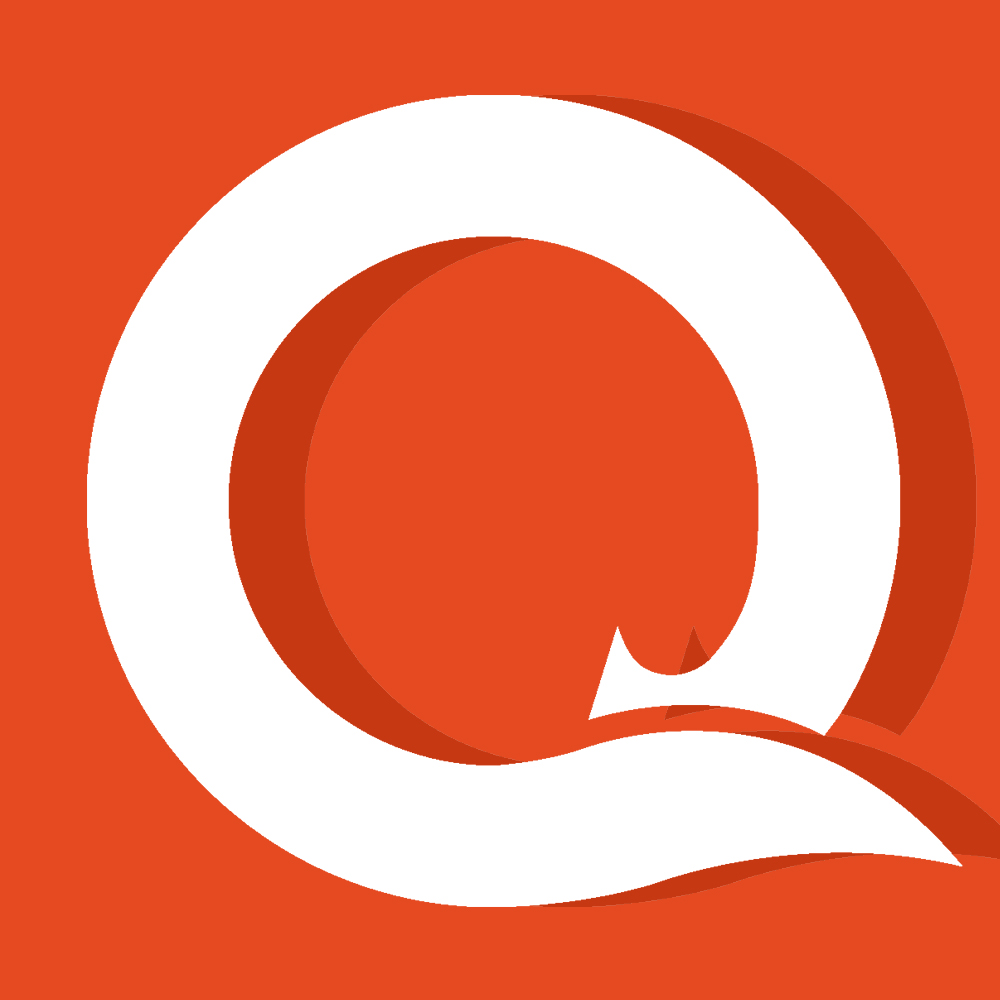 큐월드샵 스토어 로고