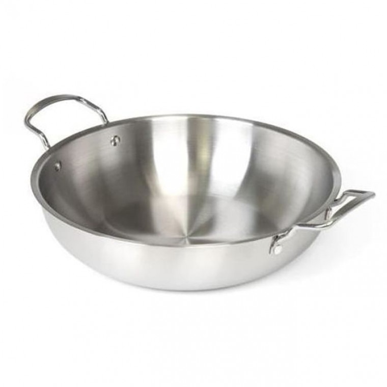 퀸센스 전골냄비 인덕션 스텐 찌게 냄비 깊은형 32cm - 메인 이미지