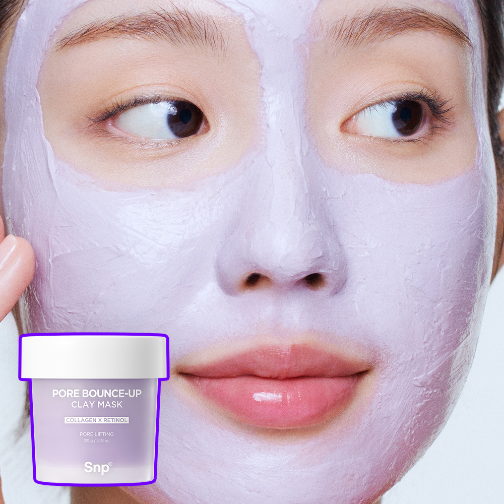 Snp 콜라겐 레티놀 모공 탄탄 클레이 탄력 쿨링 마스크팩 120g, 1개 이미지 6