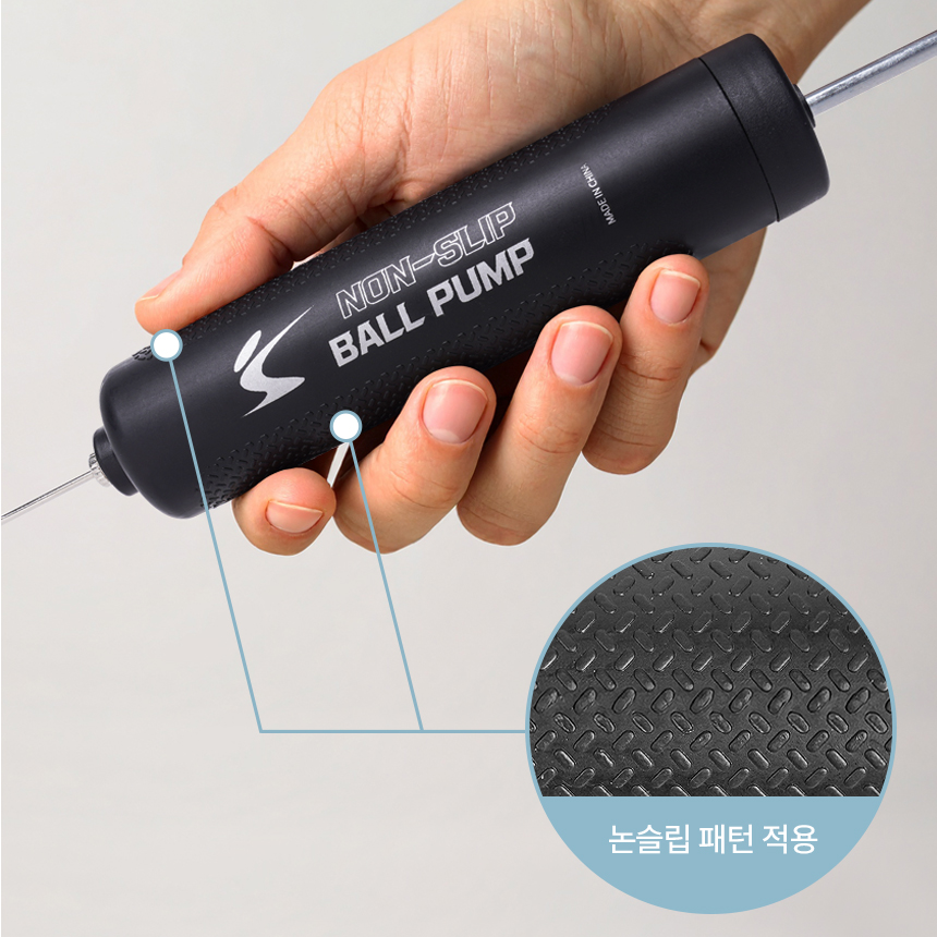 아이워너 논슬립 핸드 에어펌프 BP-200 3in1 노즐 공기주입기 축구공 바람넣기 튜브 - 상세 이미지 2
