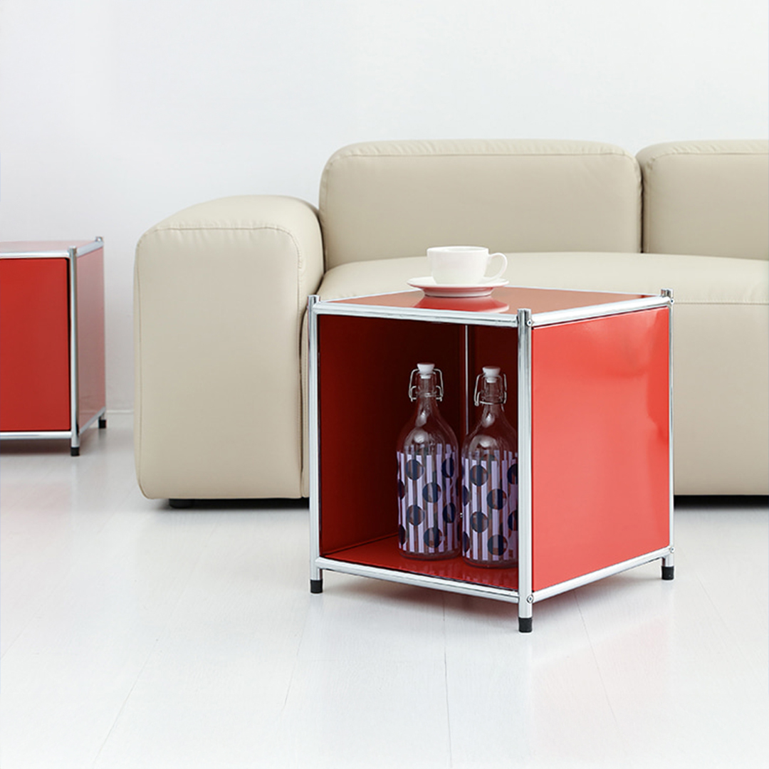 모듈가구 심플리 수납박스/사이드테이블 BC260 레드 2268.5215