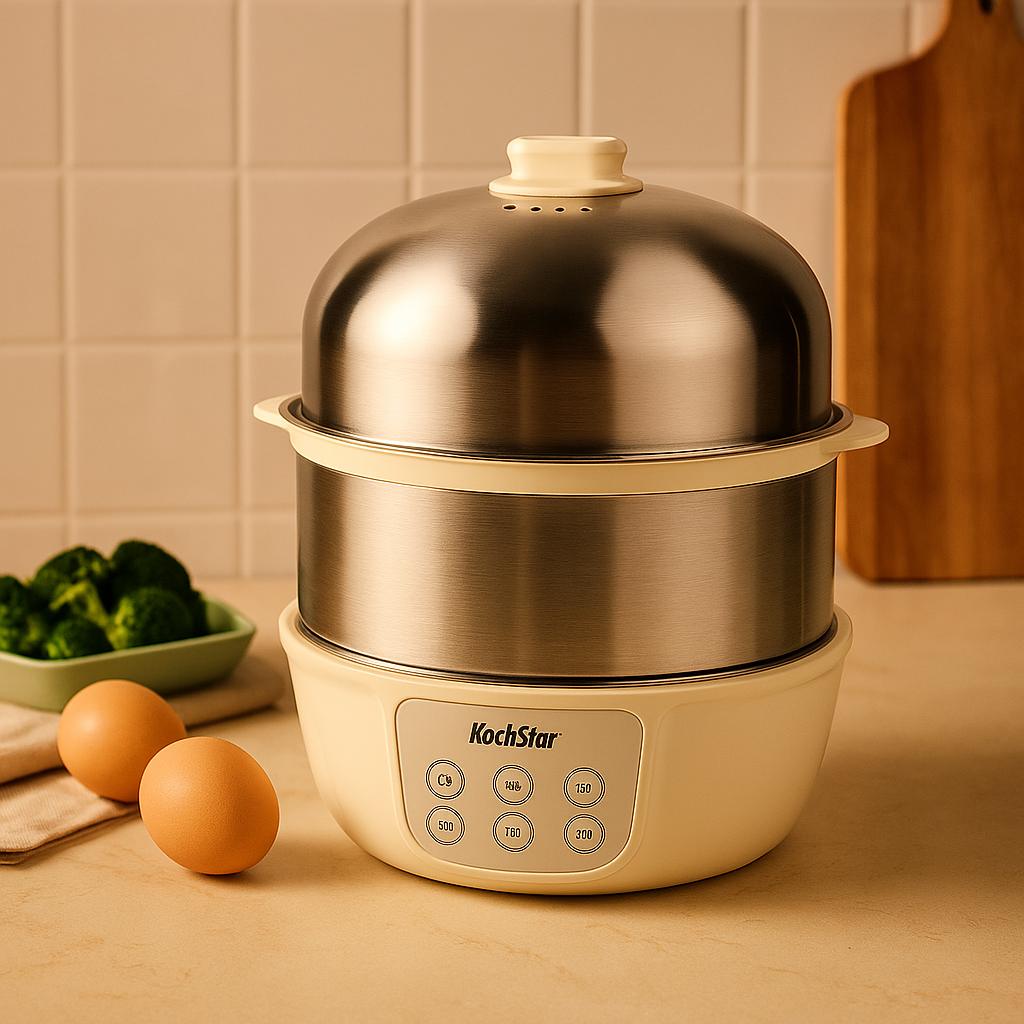 콕스타 올인원 멀티 스텐 멀티쿠커 전기 찜기 계란 고구마 호빵 스팀기 NKTMS-1000