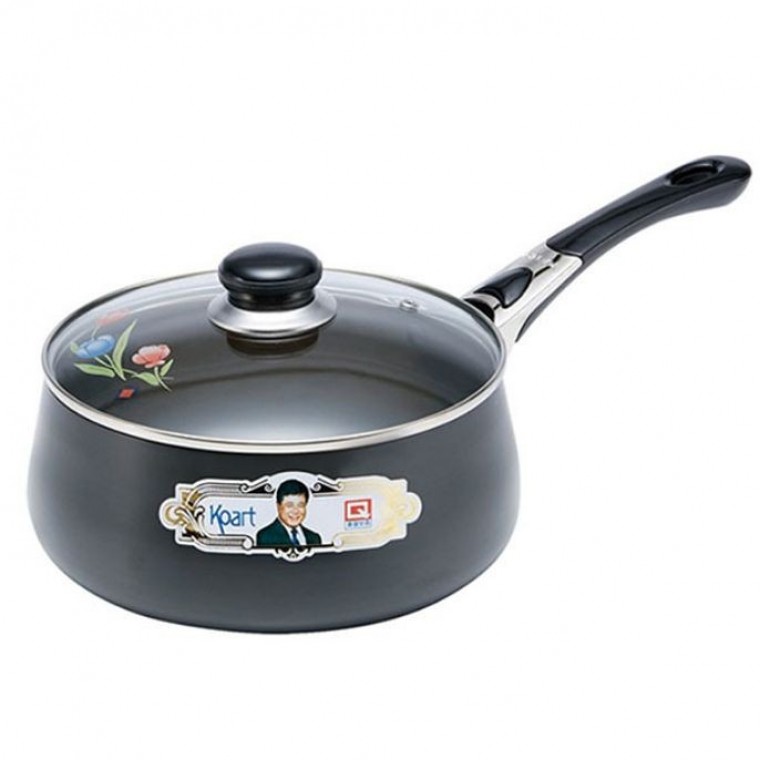 코아트 편수 냄비 찌게 라면 유리 뚜껑 22cm - 메인 이미지