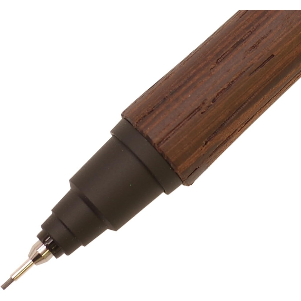 미쓰비시 연필 쿠루토가 우드 샤프펜 0.5mm 포레스트그린 M5KW1P.88 - 상세 이미지 3