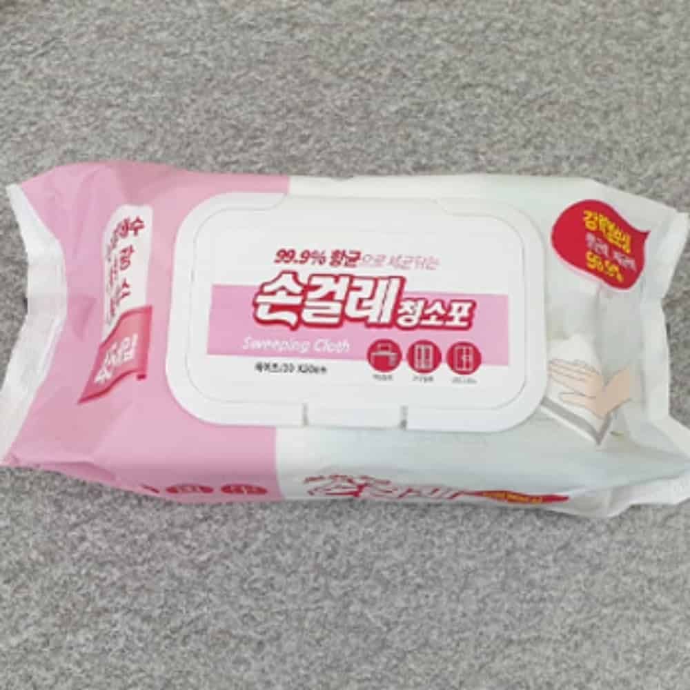 손걸레 청소포 5매 물티슈걸레 물청소포 물걸레포 - 상품 이미지