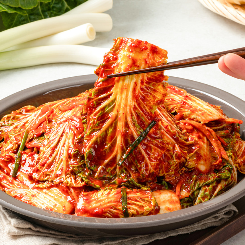 운림가 50년전통 전라도 봄동 겉절이 김치 1kg 사진 1