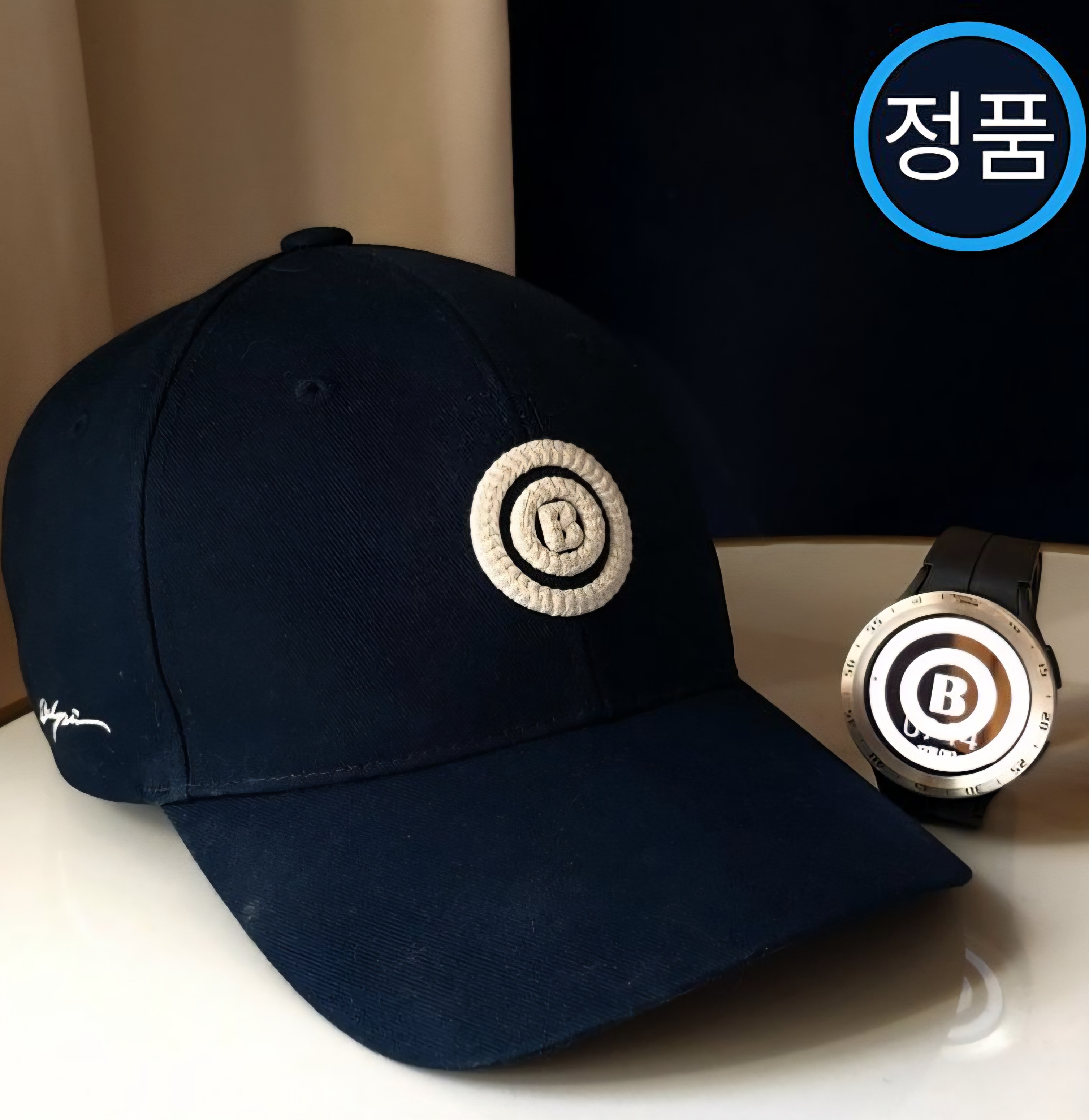 [발핀] 볼캡 골프모자 남녀 공용 체인자수 캡모자 데일리 커플모자 BALPIN - 상세 이미지 4