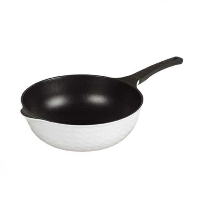 퀸센스 인덕션 궁중팬 티타늄 볶음팬 업소 가정 튀김팬 후라이팬 프라이팬 중화 웍 32cm - 메인 이미지