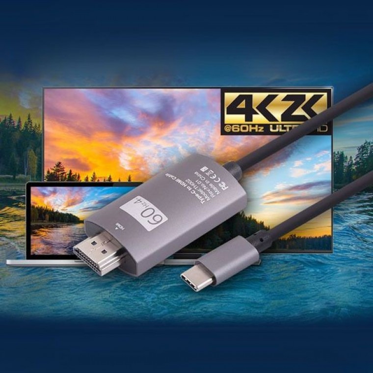C타입 케이블 핸드폰 모니터 연결 HDMI 3M - 상품 이미지