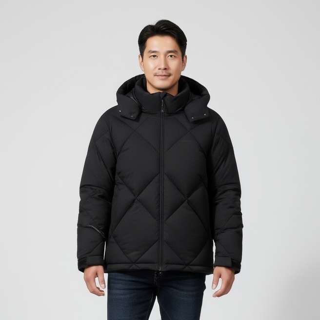 네파 남자 겨울 25FW 아웃도어 발열안감 패커블 등산 구스다운 패딩점퍼 - 상품 이미지