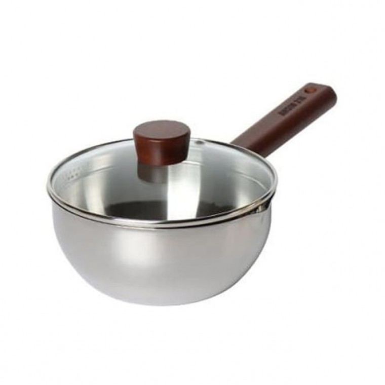 퀸센스 냄비 세라믹 가정 라면 인덕션 편수 18cm - 메인 이미지